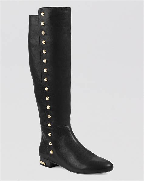 michael kors ailee flat boot black|michael michael kors ailee tall boot black .